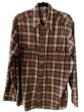 Ralph Lauren Polo Button Down Flannel Shirt Mens XL plaid