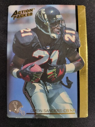1992 Action Packed Deion Sanders Card #84 Falcons HOF