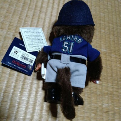 Monchhichi Plush doll Sekiguchi mariners Ichiro major