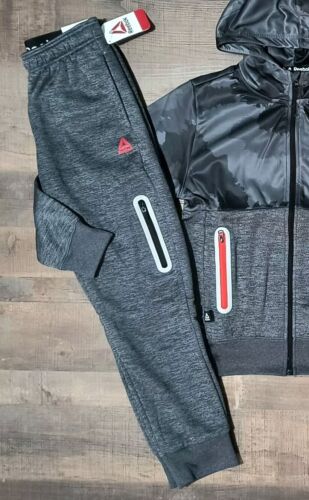 New! Boy's REEBOK Zip Up Sweatshirt and Pants Outfit Size Large 10/12 - Picture 3 of 3