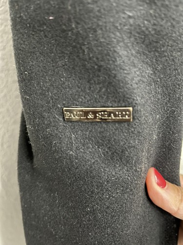 Paul & Shark Yachting 100% Wool mens coat jacket medium dark navy blue - Picture 8 of 10