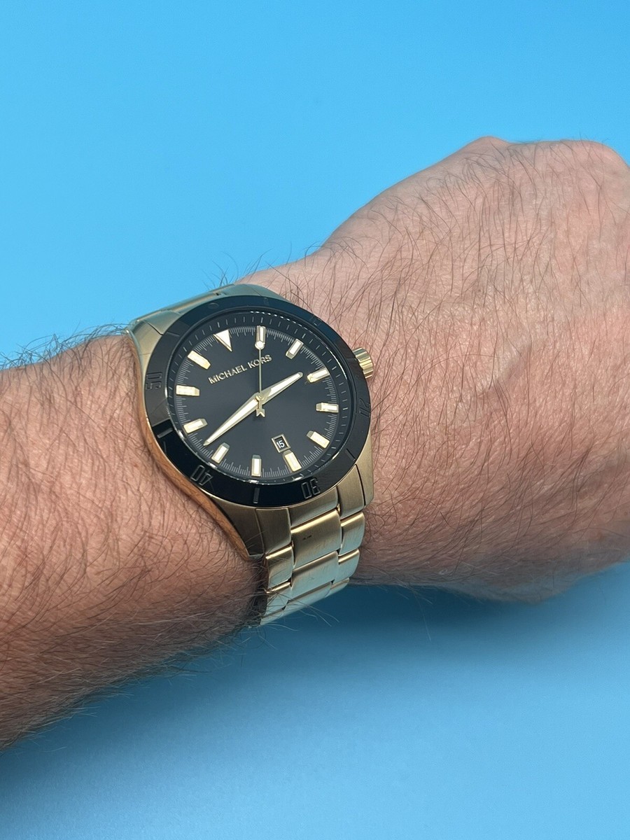 Michael Kors Leyton Gold Tone Watch MK-8816 | eBay