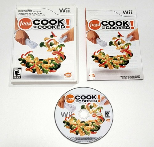 Food Network: Cook or Be Cooked | Nintendo Wii, 2009 | CIB W/ Manual | TESTED - Picture 1 of 10