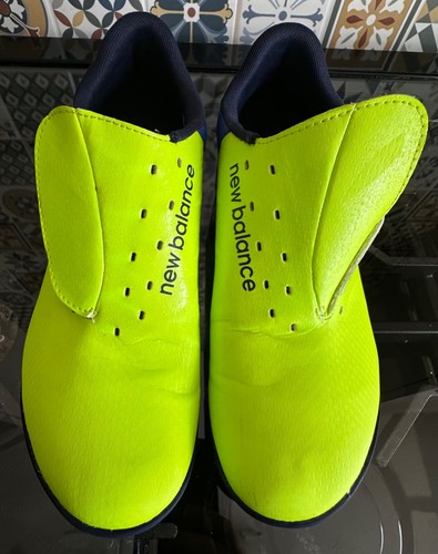 Botas de fútbol New Balance Furon Astroturf uk9 excelente estado flo amarillo/azul - Imagen 6 de 12