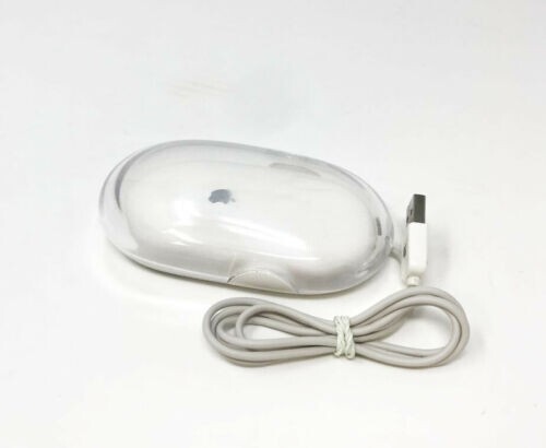Optical Clear Apple Pro Mouse ,Wired USB (M5769) - Picture 1 of 7