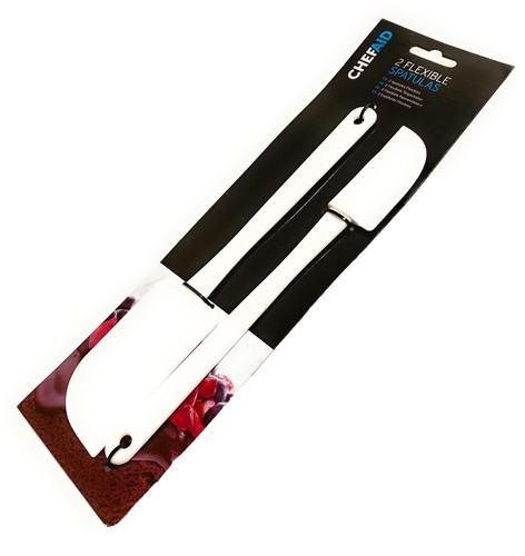Chef Aid Spatula Icing Cooking Baking Bowl Scrapper Flexible Tool - 34 cm 2x - Picture 2 of 3