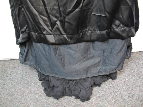 Carmen Marc Valvo Damen schwarz gefüttert in voller Länge formelles Kleid Größe 8 - Bild 11 von 14