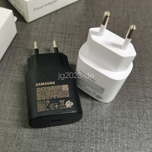Chargeur mural super rapide Samsung 25 W câble USB Galaxy S23 S22 S20 A54 5G - Photo 8 sur 17