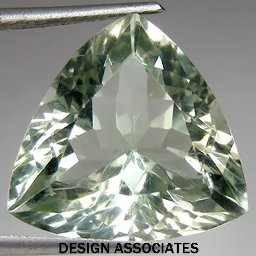 GREEN AMETHYST 10 MM TRILLION CUT AAA ALL NATURAL - Picture 1 of 1