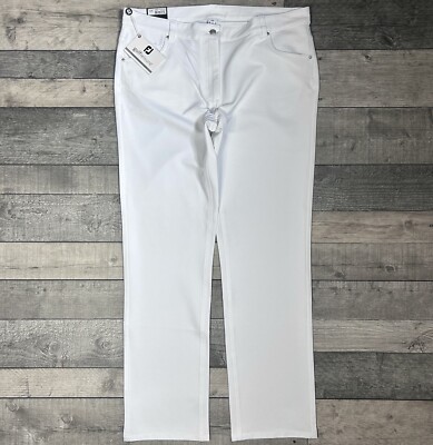 FOOTJOY GOLF FREIZEIT STRETCH WEISSE NORMALE HOSE DAMEN GRÖSSE XXL - UK18