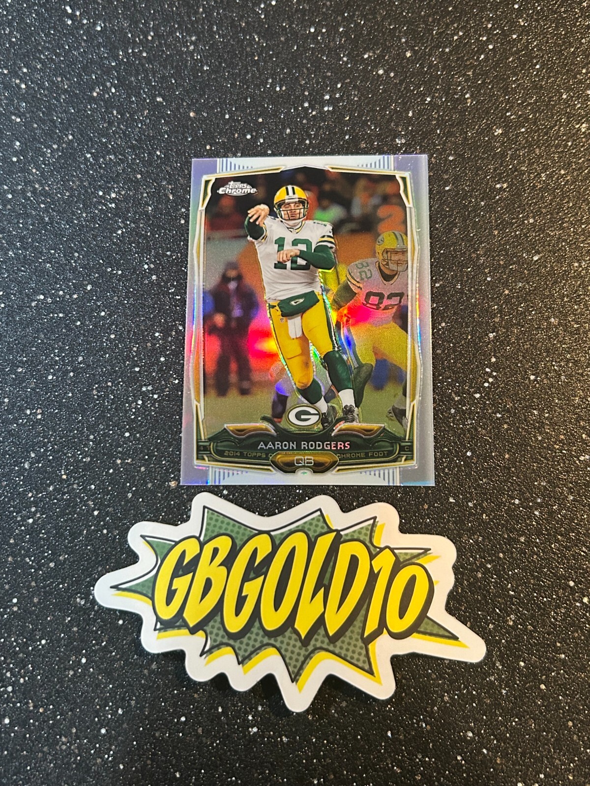 2014 Topps Chrome - Green Jersey #83 Aaron Rodgers Silver Refractor