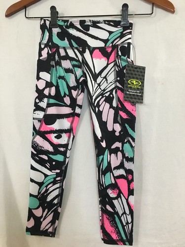 NWT Athletic Works Active Leggings Butterfly Girls Pockets U pick - Picture 3 of 4