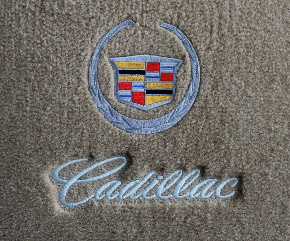 NEW! Tan Floor Mats 2010-2016 Cadillac SRX Official Crest Logo & Script 3pc set — 第 3/4 张图片