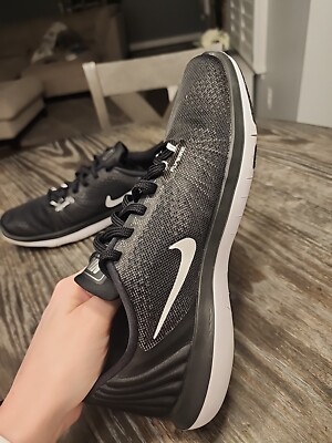 Womens Nike Training Flex Supreme TR5 Flywire Black Running Shoes