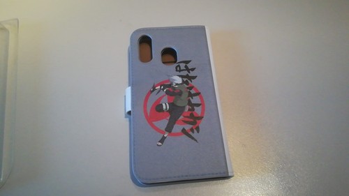 PREMIUM Handyhülle für Samsung Galaxy A40 - Naruto, Kakashi, Sideflip mit Lasche - Bild 4 von 4