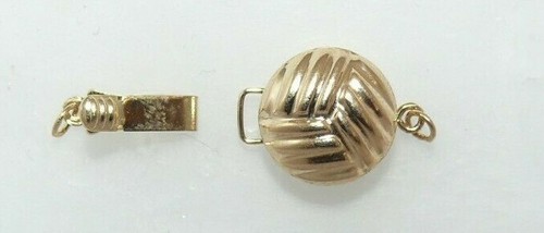 Clasp 14k Yellow Gold Single Strand - Picture 2 of 2