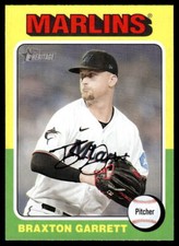 2024 Topps Heritage #319 Braxton Garrett Miami Marlins