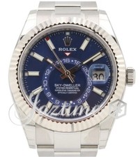 Rolex Sky-Dweller Blue White Gold 42mm Stainless Steel Oyster 336934 BRAND NEW