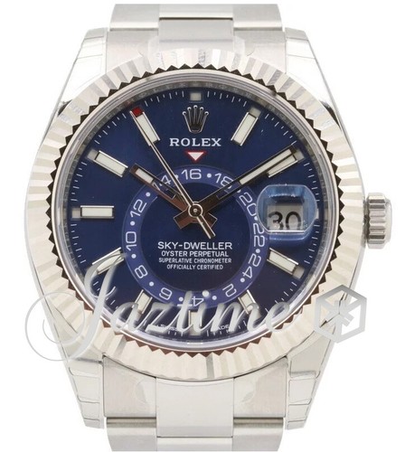 Rolex Sky-Dweller Blue White Gold 42mm Stainless Steel Oyster 336934 BRAND NEW - Picture 1 of 1