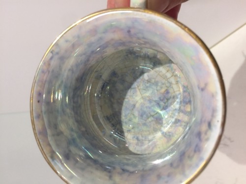 ANTIQUE A.G Harley Jones "WILTON WARE" LUSTRE PORCELAIN CUP Reg No723363 in GC - Picture 17 of 24