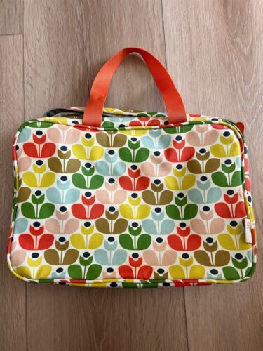 ORLA KIELY ETC Weekender Toiletry Cosmetic Travel Organizer Case w/Handles