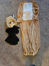 REINDEER COSTUME APPROX SZ 10/12 Medium 41" L 34 HIPS 17" SLEEVE