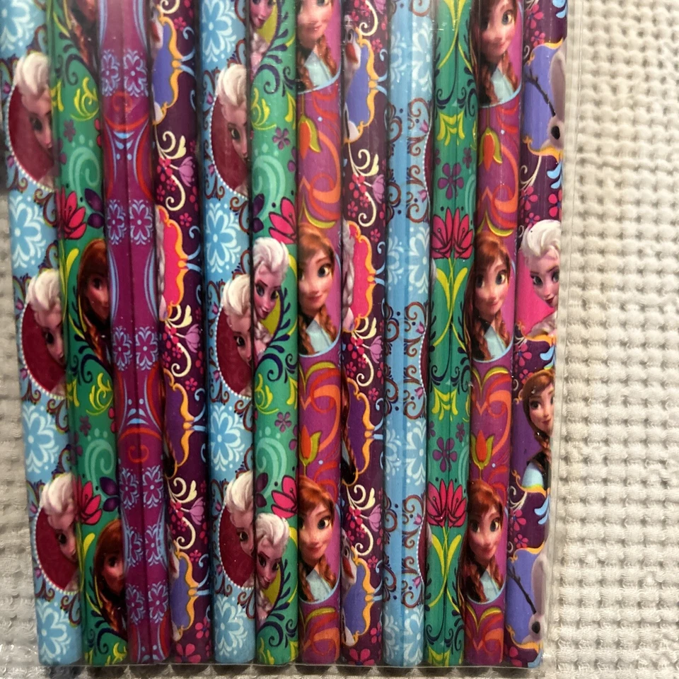 NEW Disney Frozen 12 Wood Pencils School Stationary Favors Authentic Licensed - Изображение 2 из 4