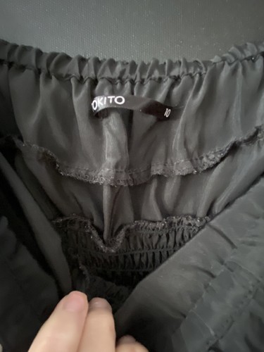 Women’s black maxi dress Size 10 off the Should Cocktail Wedding Party Tokito - Picture 7 of 12