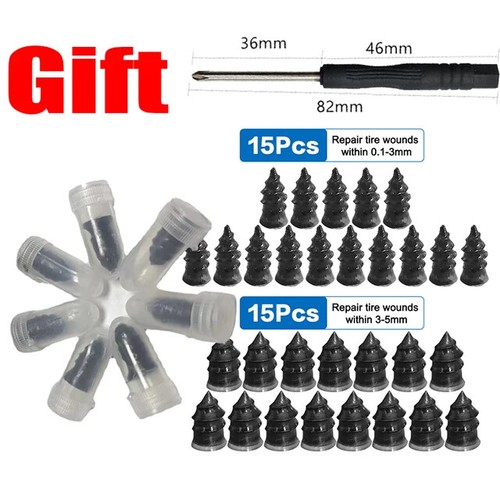 New Car Vacuum Tyre Repair Nails Truck Scooter Bike Tire Puncture Repair Tools - Picture 17 of 18
