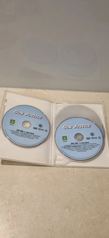 Gun Justice Featuring The Lone Ranger - R4 DVD 50 Classic Episodes REGION ALL - Image 2 of 4
