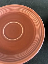 2 Fiesta Vintage Rose 6” Saucers Wet Foot Excellent