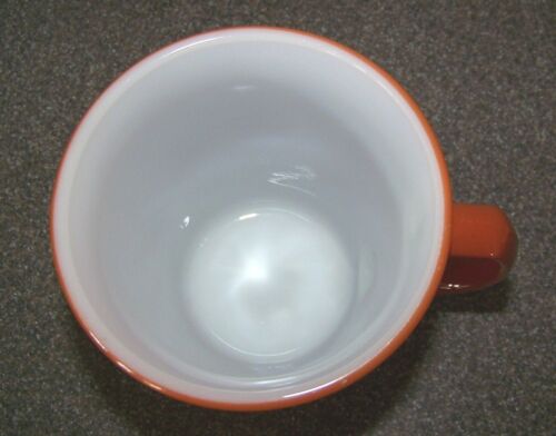 TAZA DE CAFÉ PYREX CORNING NARANJA QUEMADA MANGO D TAZA DE TÉ 8 oz. - Imagen 5 de 6