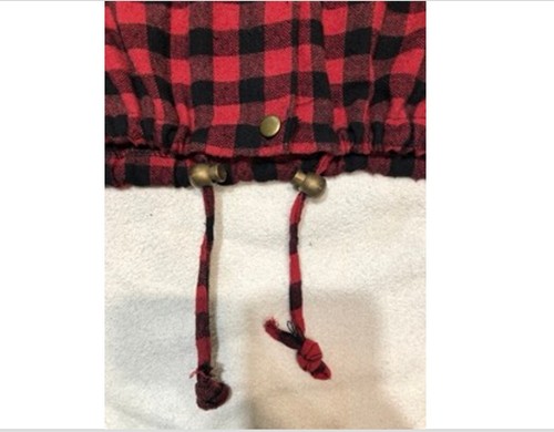 Plaid Women Shirt, NEW W/O tag, 80% cotton,Trendy, Warm,Black & Red, Small Size - Picture 4 of 11
