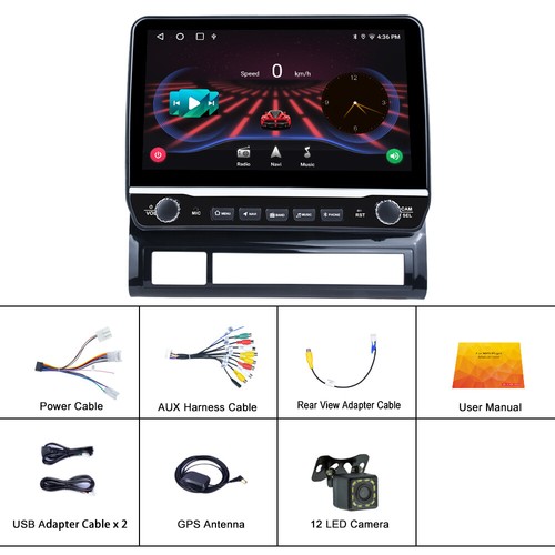 10.1'' For Toyota Tacoma 2005-2013 Android 13 Carplay Car Radio Stereo GPS WIFI - Picture 3 of 13