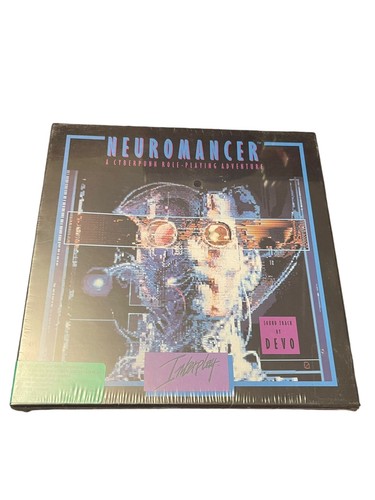 Neuromancer 1988: Cyberpunk role playing adventure Video Game IBM/TANDY/PC
