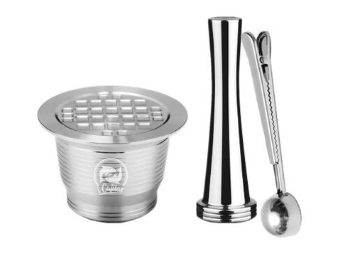 M - WIEDERVERWENDBARE KAFFEEKAPSELN KOMPATIBEL MIT NESPRESSO KAFFEEMASCHINEN - Bild 8 von 18