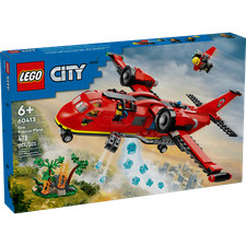 LEGO City Fire Rescue Plane 60413 Building Toy Set New Gift