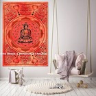 Handmade Tapestry Hippie Lord Buddha Wall Hanging Indian Home Decor Throw Poster