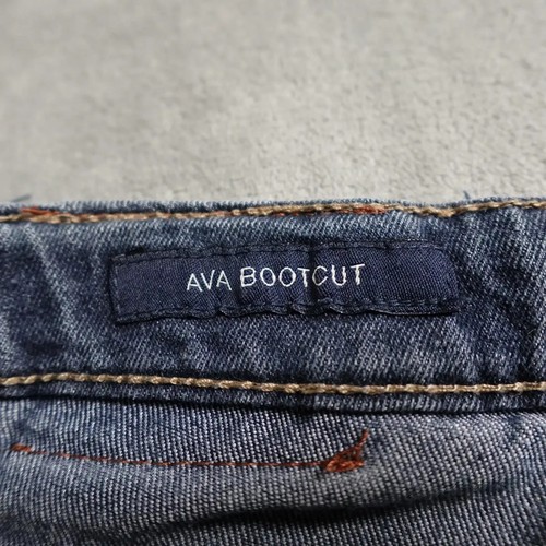 Lucky Brand Ava Bootcut Pants Girls Size 10 Denim Blue Mid Rise Activewear - Picture 7 of 14