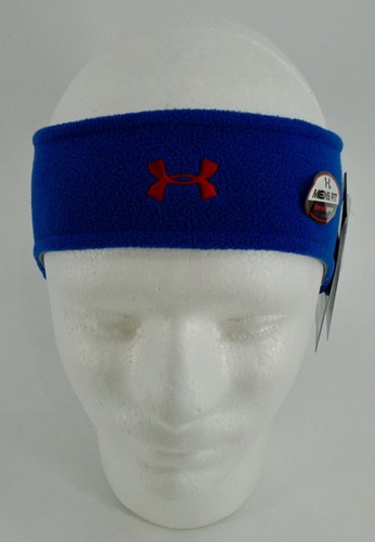 Under Armour Headband Arctic Adult Men's Royal Blue/Red - Picture 2 of 6
