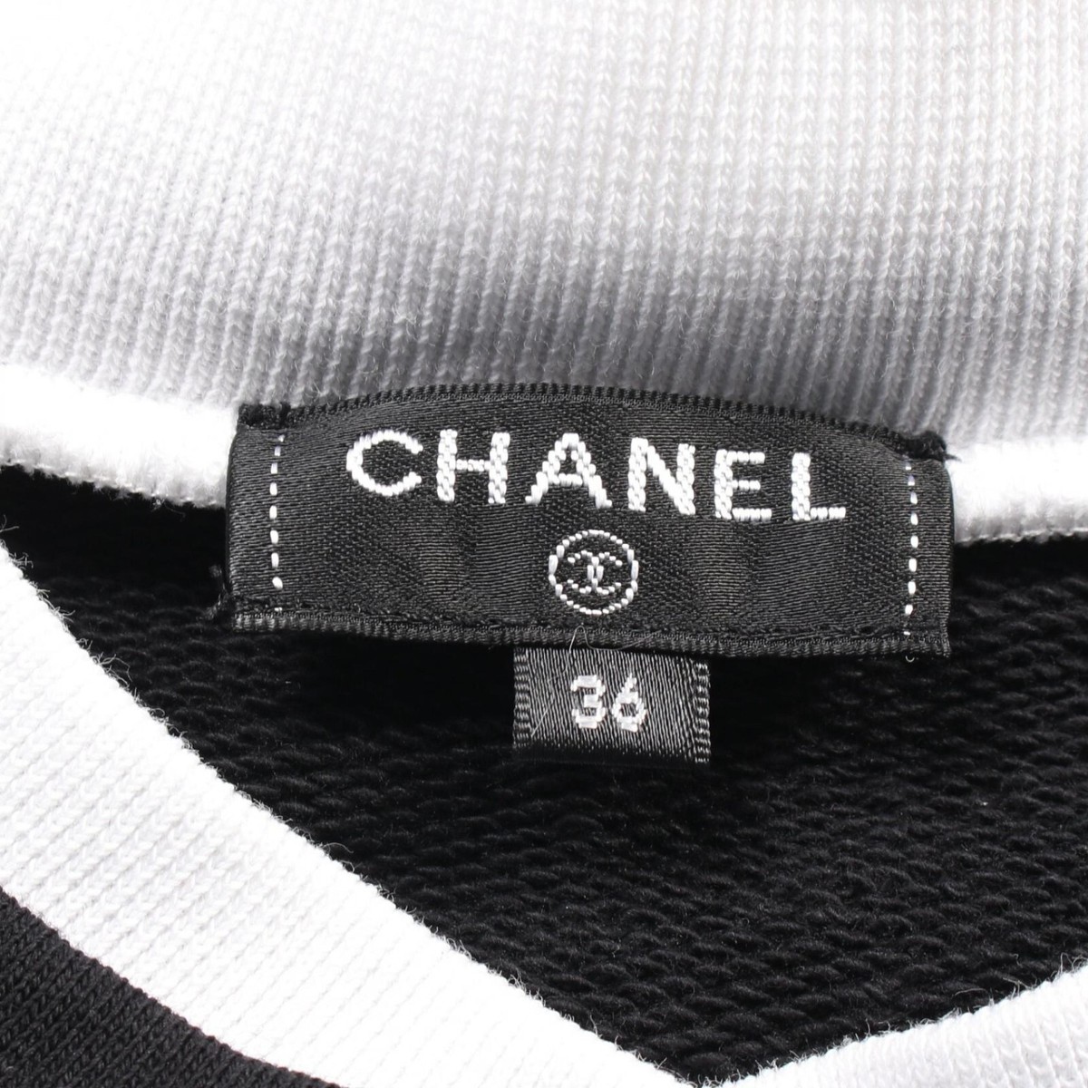 CHANEL No.5 Logo Tank Top Cotton Black Size 36 P70679 | eBay