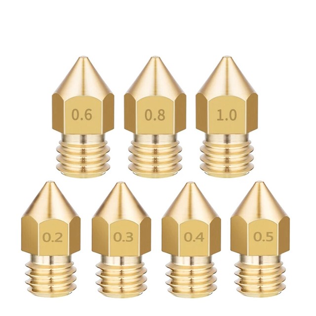 CR10 CR10S 0.2mm Extruder Nozzles Print Head Nozzle 1.75MM MK8 Brass Nozzle CR10 CR10S 0.2mm Extruder Nozzles Print Head Nozzle 1.75MM MK8 Brass Nozzle