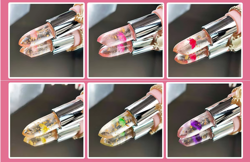 Crystal Jelly Lipstick Luxury Long Wear Color Change Sunscreen Organic Lip Balm - Picture 18 of 25