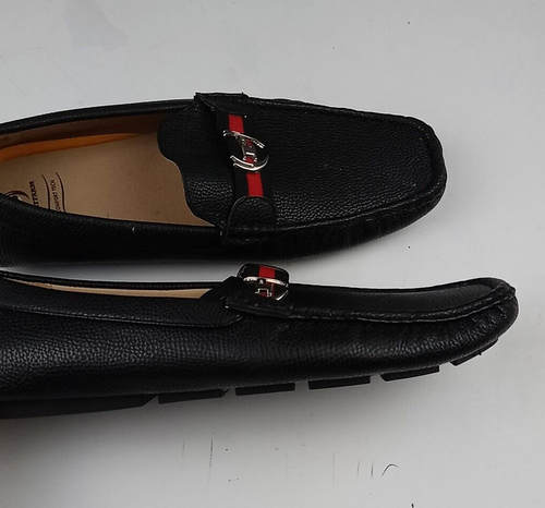 Men's PHAT FARM Comfort Tech Black Driving Slip on Casual Loafers Shoes SZ 13 - Picture 6 of 10