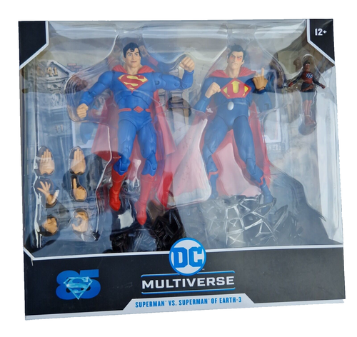 McFarlane DC Multiverse Superman vs Superman of Earth-3 Set with Atomica - Picture 9 of 10