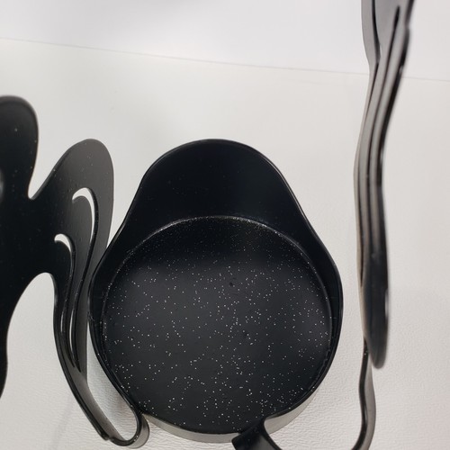 Partylite Halloween Black Votive Tealight Ghost Shadow Dancers Candle Holder - Picture 7 of 10