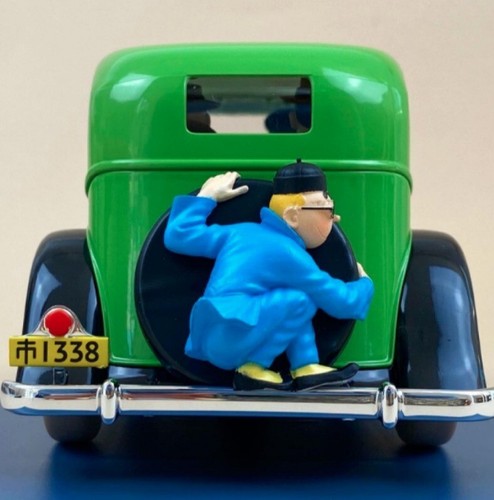 HERGE TINTIN MITSUHIRATO'S CAR #22 Car Figure 1/24 Authentic Goods - Picture 8 of 11