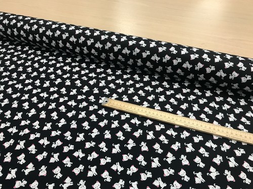 Tessuto 100% Cotone Stampato, Bunting Artigianale, Trapuntino Oeko tex 115cm Larghezza Gatti - Foto 6 di 20