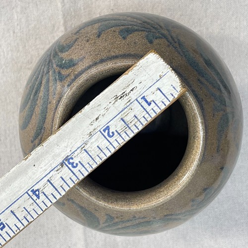 Mark Blumenfeld Studio Pottery Vase Laguna Beach Signed Handmade Baluster Vessel - Picture 10 of 16