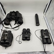 Lot of 5 Used Binoculars - Working Condition, Signs of Use